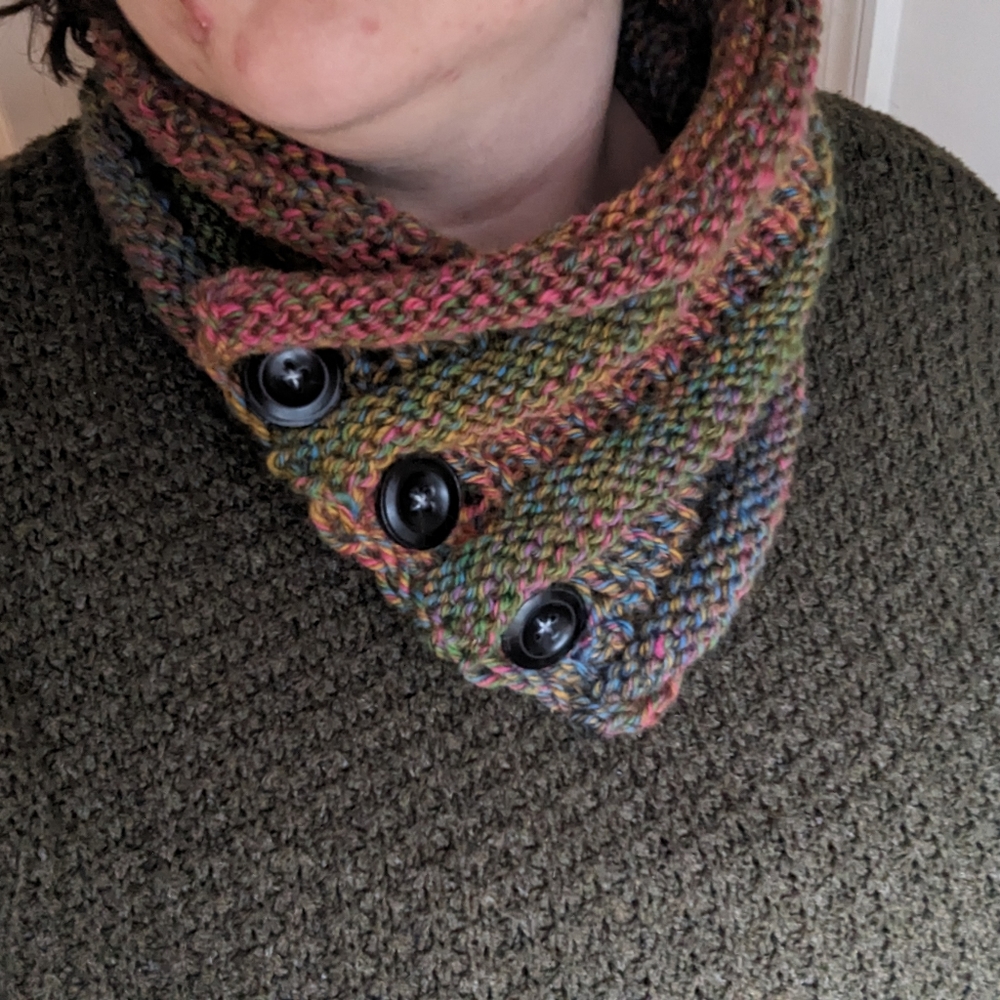 Handmade neck warmer 100% wool 🐑